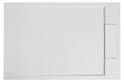 Immagine prodotto di CERANO - Piatto doccia rettangolare Loro - marmo colato - bianco opaco - 120x90x3,5 cm