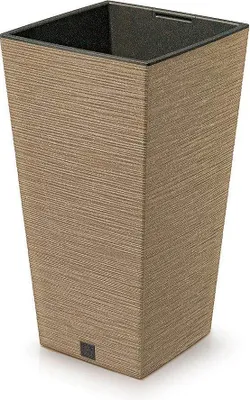 Produktbild von Prosperplast Blumentopf FURU SQUARE Eco Wood Natur 39,5 cm