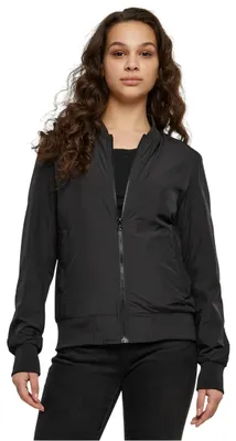 Image de Veste bomber pour femme Urban Classics Ladies Light Bomber Jacket noir - L