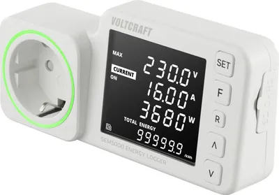 Immagine prodotto di SEM5000 Energiekosten-Messgerät Kostenprognose Alarmfunktion Stromtarif (VC-12936570)