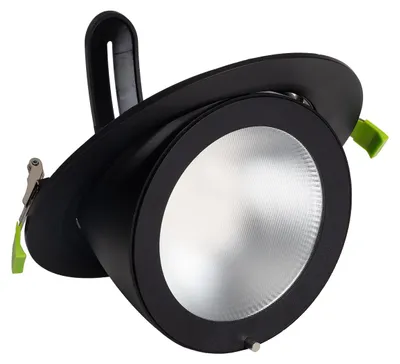 Produktbild von LED Downlight Strahler Rund Schwenkbar Chip Schnitt Ø 200 mm Wählbar 60 W 2700K - 3500K - 4000K