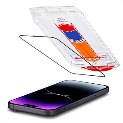 Productafbeelding van Accezz Gehard Glas Screenprotector + Applicator voor de Apple iPhone 14 Pro