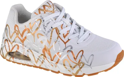 Produktbild von Skechers Uno-Metallic Love 155523-WTGD, Sneaker, Damen, Weiß
