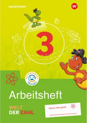 Immagine prodotto di Welt der Zahl 3. Arbeitsheft mit interaktiven Übungen. Für Berlin, Brandenburg, Mecklenburg-Vorpommern, Sachsen-Anhalt und Thüringen