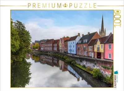 Produktbild von CALVENDO Puzzle Norwich | 1000 Teile Lege-Größe 64x48cm Foto-Puzzle für glückliche Stunden