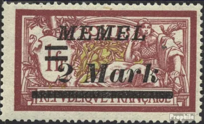 Produktbild von Briefmarken Memelgebiet 1922 Mi 67 gestempelt Aufdruckausgabe