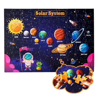 Produktbild von Aga4Kids Kinder-Leuchtpuzzle Solaranlage 500 Szt.