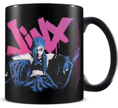 Produktbild von Pyramid League of Legends Becher - Jinx, schwarz