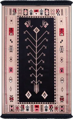 Produktbild von Bigghome Doppelseitiger Teppich, Kelim, Orientalisch, Maschinenwaschbar, Modernes Design, 120*180 cm, SA1534A, Türkiye