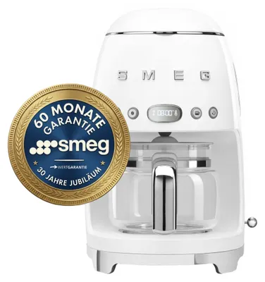 Produktbild von SMEG Filter-Kaffeemaschine weiß DCF02WHEU