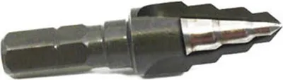 Produktbild von Stufenbohrer 4-10 mm, aus HSS Stahl, für Kunststoff, Holz oder Edelstahl A2