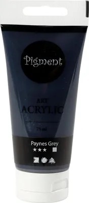 Immagine prodotto di Creativ Company Pigment Art Acrylic Colour Paynes Gray, 75 ml