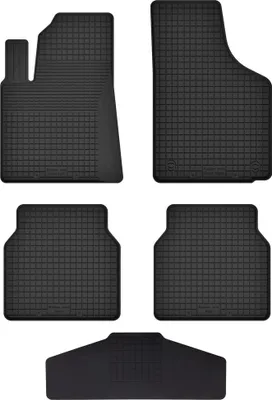 Produktbild von Gummi Fußmatten Set Für: Skoda Enyaq Iv (2020-) Gummimatten Schwarz