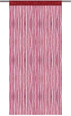 Produktbild von Fadenvorhang Metallic-Streifen, Größe: 90x200cm, Farbe: Rot