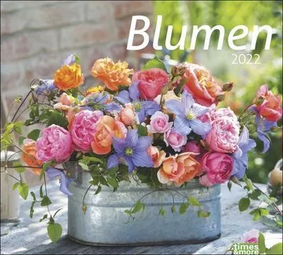 Produktbild von times & more Blumen Bildkalender 2022