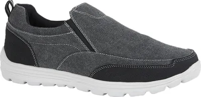 Produktbild von Dek Herren Memory Foam Slip On Schuhe DF1723 (45 EU) (Schwarz)