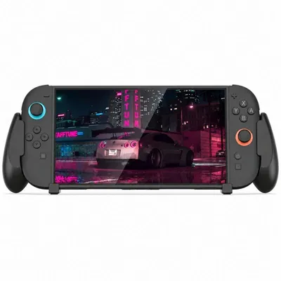 Productafbeelding van DOBE TNS-3179, compatibel met Nintendo Switch 2, ingebouwde houder voor gamecards, ABS-kunststof, zwart, consolegrip