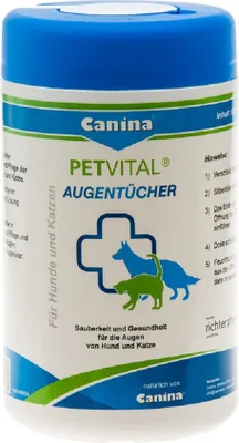Produktbild von Canina PETVITAL Augentücher 120Stk