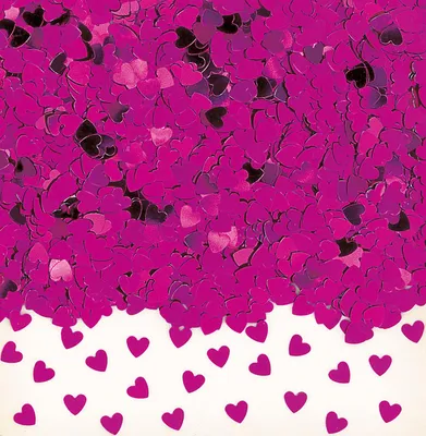 Immagine prodotto di Coriandoli in foil Sparkle Hearts rosa caldo