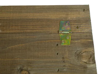 Produktbild von Truhe Hugo braun mit Deckel  50 x 36 x 26cm