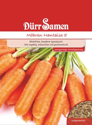 Produktbild von Möhre Nantaise 50 g | Möhrensamen von Dürr Samen