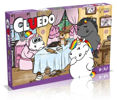 Produktbild von Cluedo Pummeleinhorn Brettspiel Gesellschaftsspiel