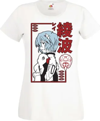 Immagine prodotto di Maglietta da donna Manga Anime Neon Anime Genesis Manga Evangelion Rei Ayanami Genesis Rei Ayanami, Lady S , Blanc