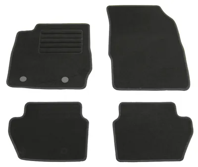 Fußmatten-Set für Ford EcoSport, 06/2014-09/2017, 4-teilig, Schwarz