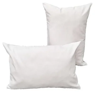 Kissenbezug 2er-Pack 100% Baumwolle 50x30 cm Weiß