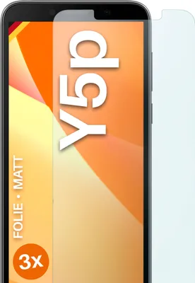 Produktbild von moex® 3x Schutzfolie kompatibel mit Huawei Y5p - Displayschutzfolie Anti Reflex Folie, Matt