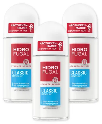 Produktbild von HIDROFUGAL Deo Classic Roll-On 3 x 50ml