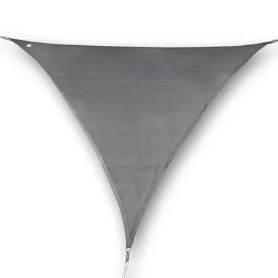 Produktbild von hanSe® Marken Sonnensegel 100% Polyester Dreieck 90° gleichsch. ca. 3,5x3,5x4,95 m Graphit