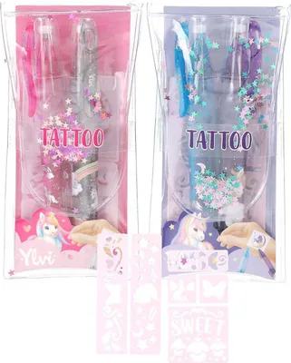 Image de Ylvi Tattoo Glitter Gelpennen