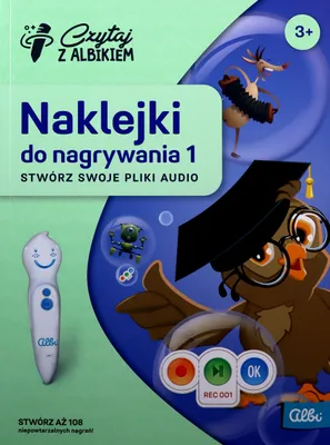 Obrázek produktu pro Czytaj z Albikiem. Naklejki do nagrywania