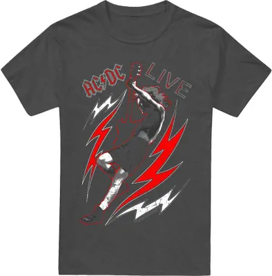 Obrázek produktu pro AC/DC - "Live" tričko pro muže/dámy Uni TV17411 (S) (Charcoal)