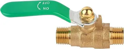 Obrázok produktu pre Mosadzný guľový ventil s dvojitým miniventilom pre vzduchový kompresor (G1/4 palca)
