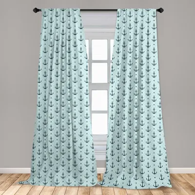 Immagine prodotto di Abakuhaus, tende per finestre, motivo a zig-zag a forma di "V", set da 2 pannelli, 150 x 225 cm