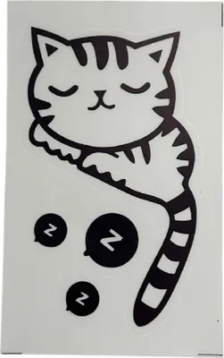 Image de Autocollant Chat pour Interrupteur - Décoration Adorable KP36477