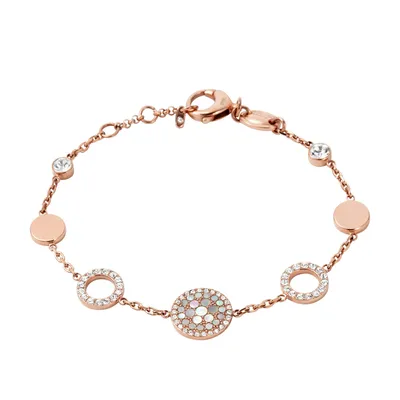 Produktbild von FOSSIL Armband Mosaic Bracelet Rosegold roségoldfarben