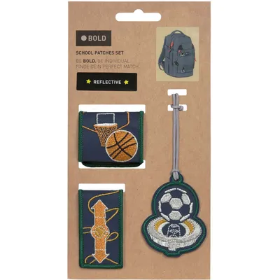 Produktbild von Bold Match School Patches Set Sport