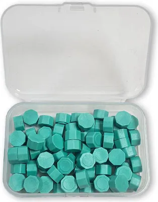 Image de STAMPERIA - Perles de cire - Wax beads - Kit de cire - turquoise 20 g