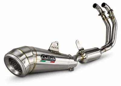 Obrázok produktu pre Kompletný výfukový systém GPR Powercone Evo vrátane katalyzátora a prepojovacej rúry pre motocykel Aprilia RS 660