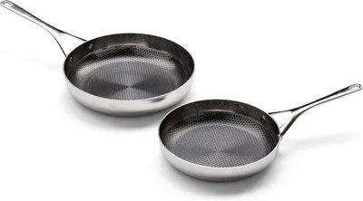 Obrázek produktu pro Nerezová pánev Ø 28 cm, odolná proti poškrábání a s nepřilnavým povrchem