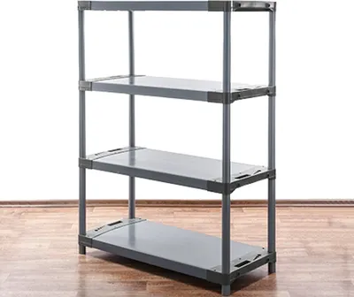 Produktbild von Kunststoffregal GREY BEAR | Low | HxBxT 138x80x46cm | Fachlast 120kg | Grau