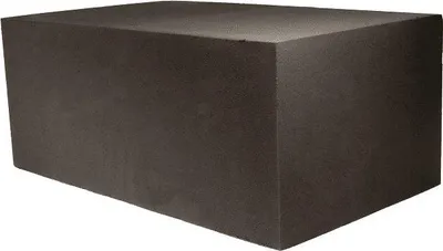 Produktbild von OASIS® Black Ideal Nass Steckschwamm Block NORKA, schwarz, 55x32x23cm - Nasssteckschaum