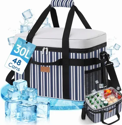 Produktbild von Große Isolierte Kühltasche 30L für Picknick und Camping