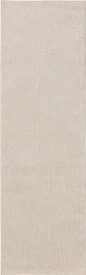 Immagine prodotto di benuta tappeto da interno ed esterno Iowa Crema 80x300 cm tappeto soggiorno tappeto da esterno passatoia moderno pelo corto scandinavo