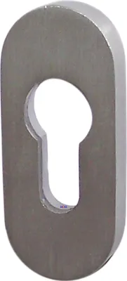 Produktbild von Edelstahl Schutzrosette SR-5241 Oval Schieberosette Profilzylinder Türbeschlag