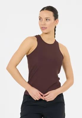 Image de Athlecia Tinashe V2, haut pour femmes, couleur chocolat. Taille : 38