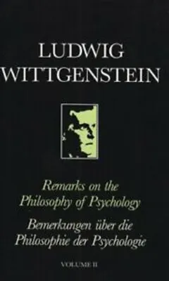Immagine prodotto di Remarks on the Philosophy of Psychology, Volume II